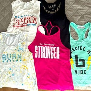 Burn Nation Burn Boot Camp workout tops
